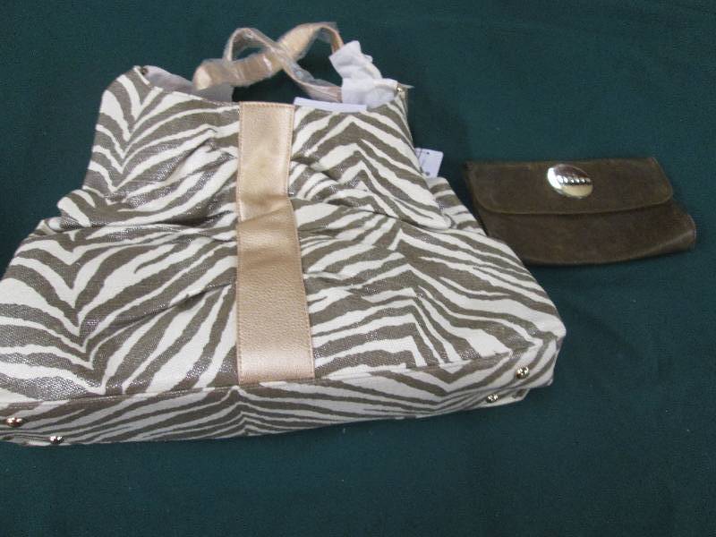Gold Toned Christopher & Banks Bag ...