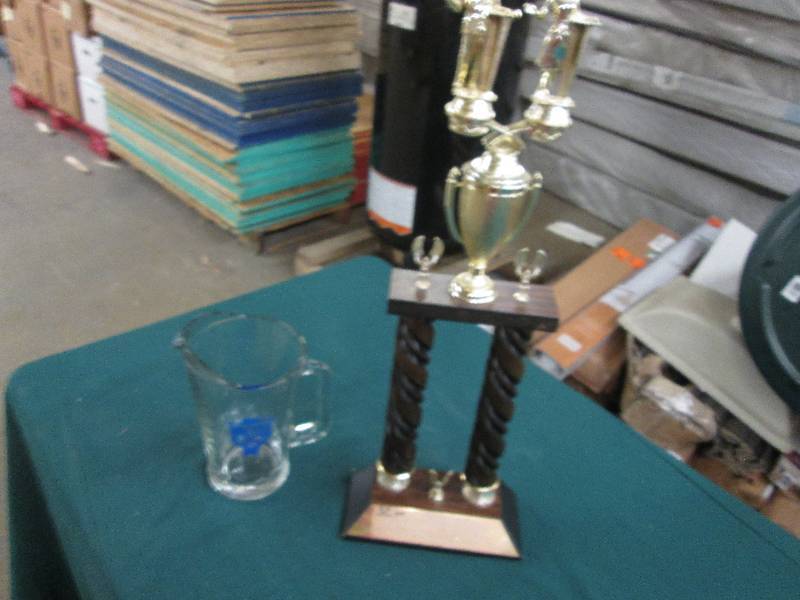 Glass Old Style Pitcher, Trophy...
