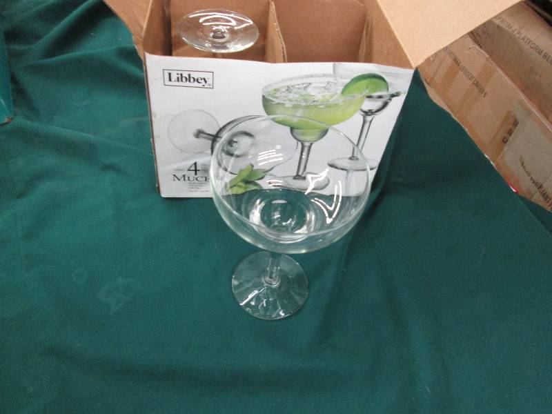 4 Libbey Marguerita Glasses...