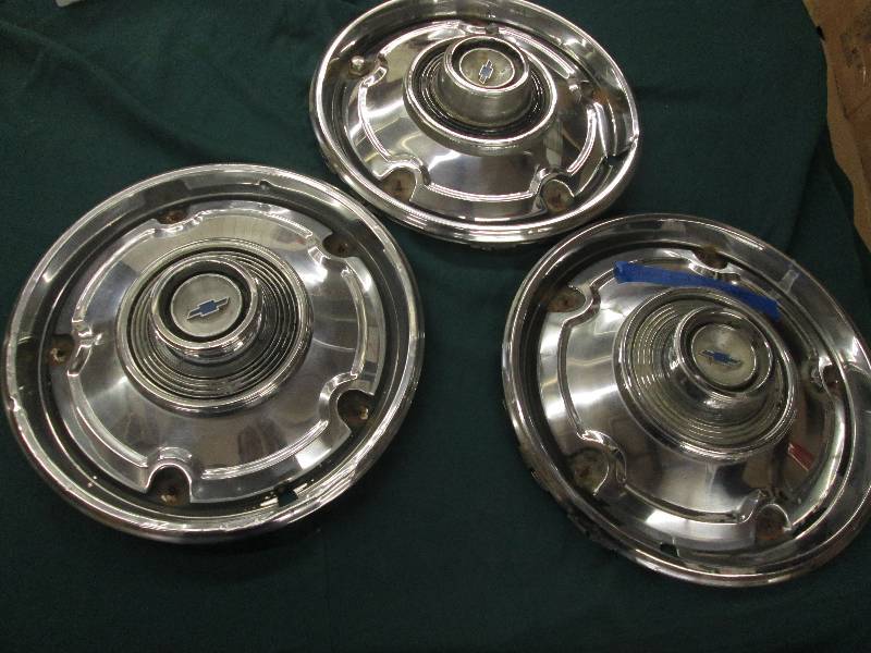 Lot of 3 Chevy Truck Hub Caps...