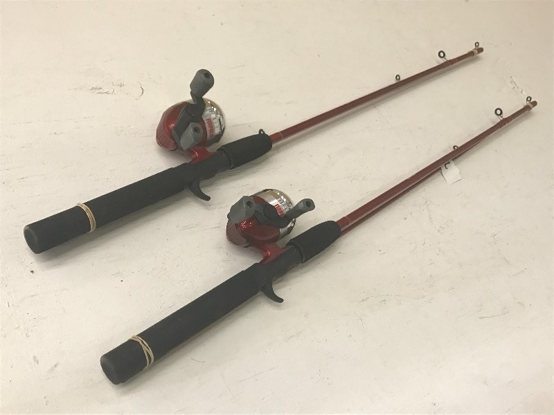 lot 22 image: (2) Rapala 56 Rods With Rapala Re...
