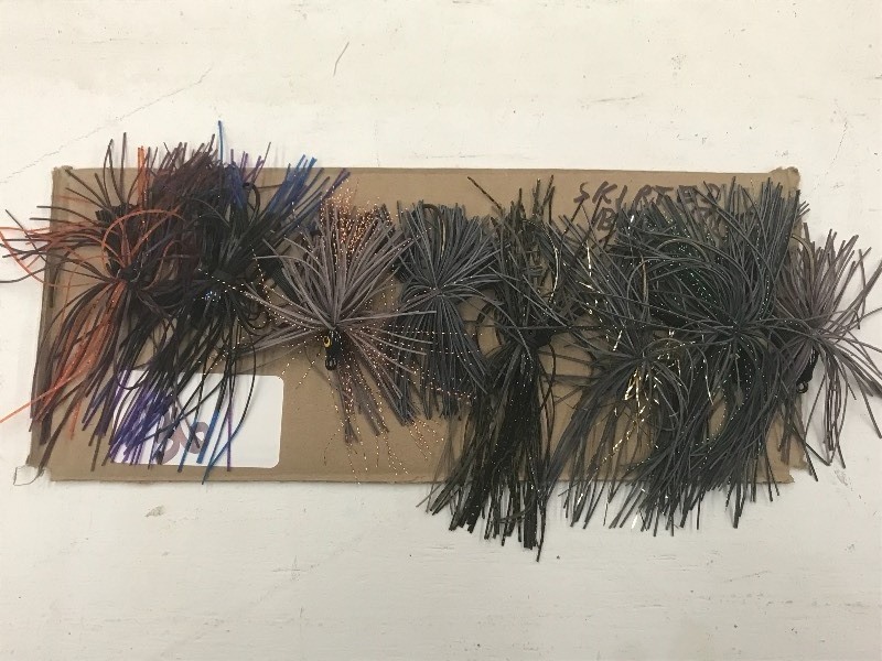 lot 36 image: (8) Assorted Weighted Bass Jigs ...