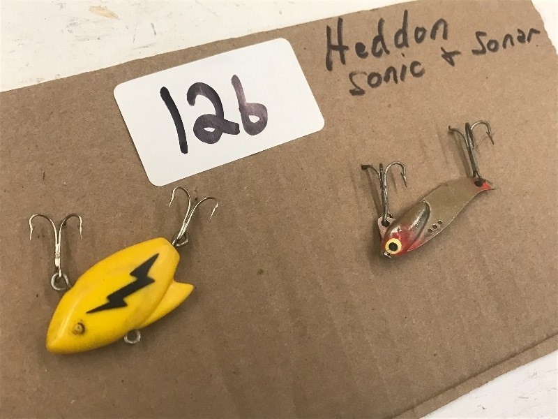lot 126 image: (1) Heddon Sonic & (1) Heddon Sonar...