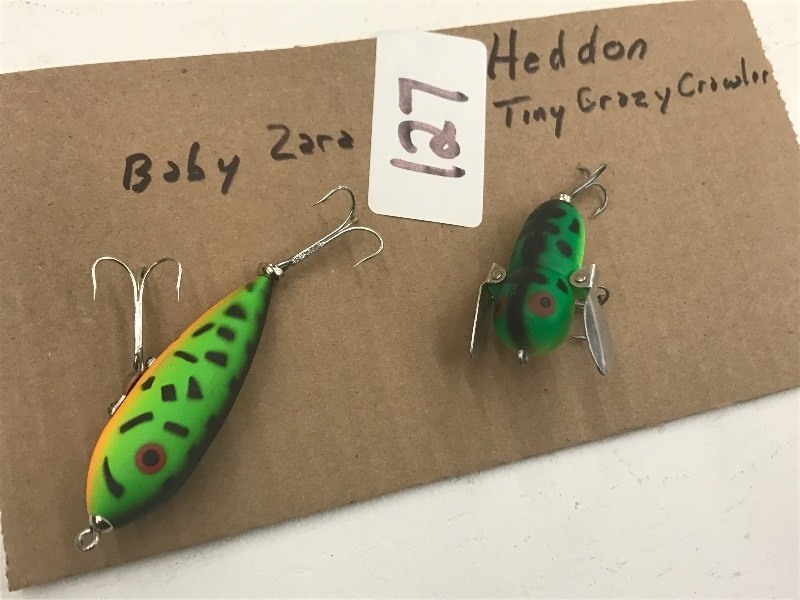 lot 127 image: (1) Heddon Baby Zara & (1) Heddon T...