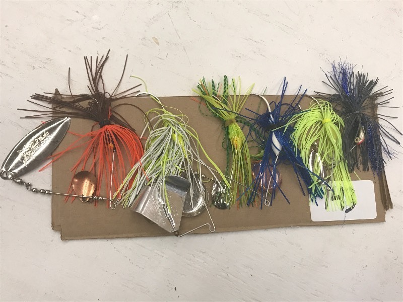 lot 143 image: (6) Assorted Spinner Bait Lures ...