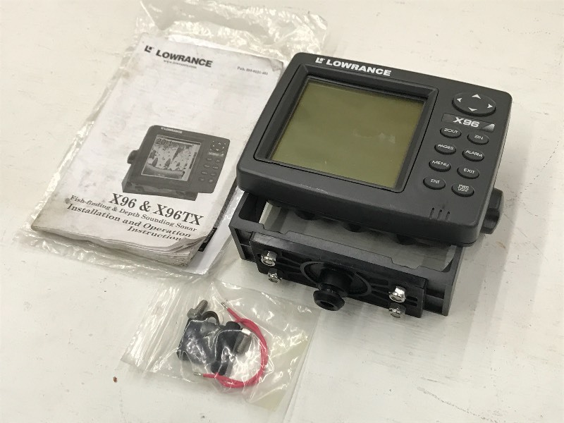 lot 155 image: Lowrance X96 Fish  Depth Locator ...