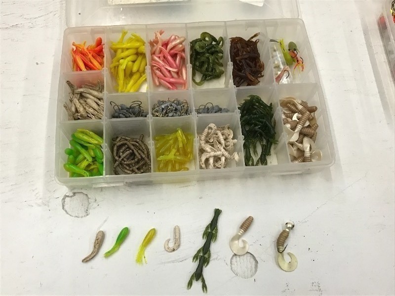 lot 168 image: Plastic Tote Full Of Assorted Soft ...