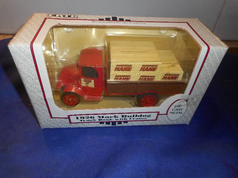 collectible mack bull dog coin bank
