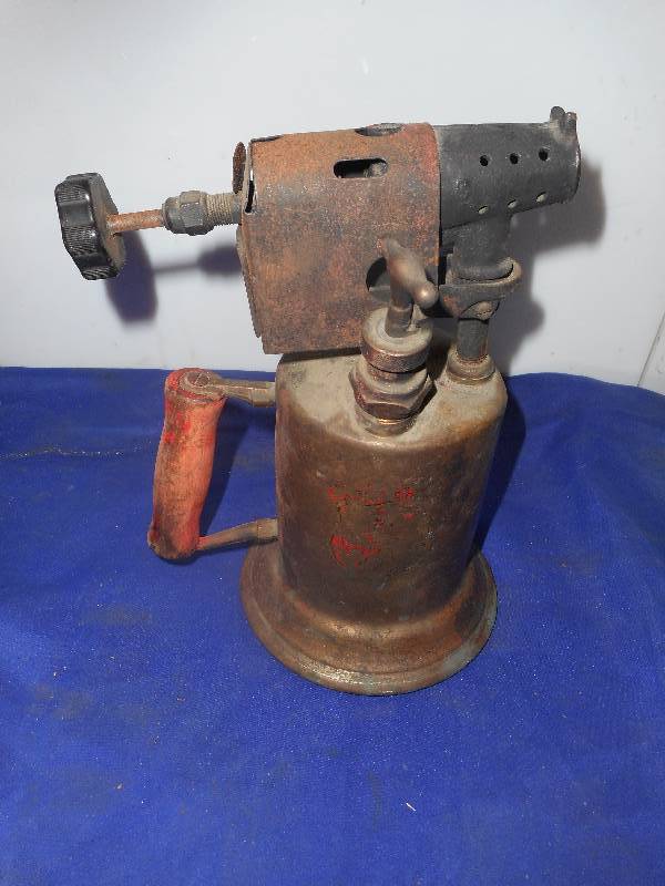 ANTIQUE BRASS BLOW TORCH