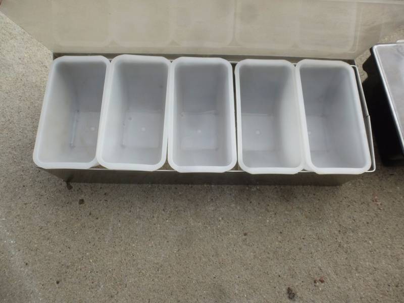 NFS bar rail serving trays & Napkin Holders