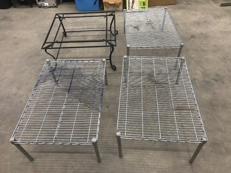(3) Racks & (1) Table Frame