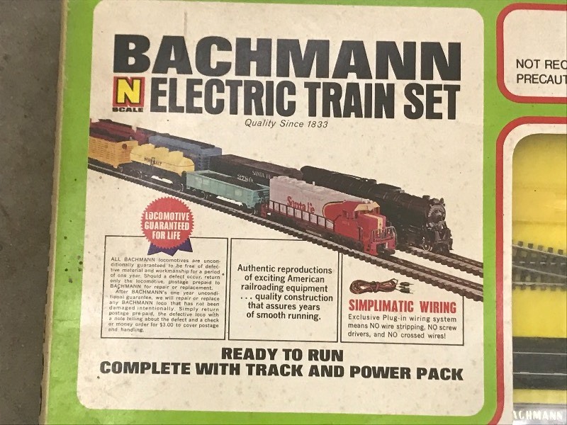 vintage electric train set