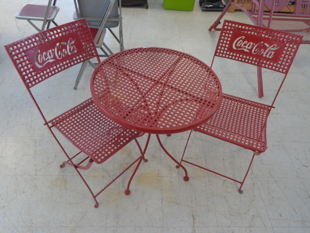 Coca Cola Bistro Table And Chairs Electronics Snap On Tools