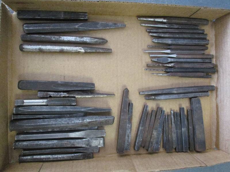 lot 103 image: Steel Punches and Chisels