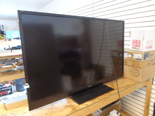 lot 11 image: Sharp Aquos 60 LCD TV