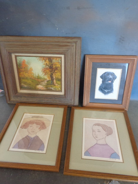 lot 135 image: Framed Pictures