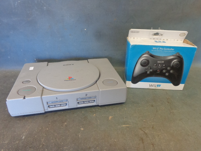 lot 146 image: Sony Playstation and Wii U Pro