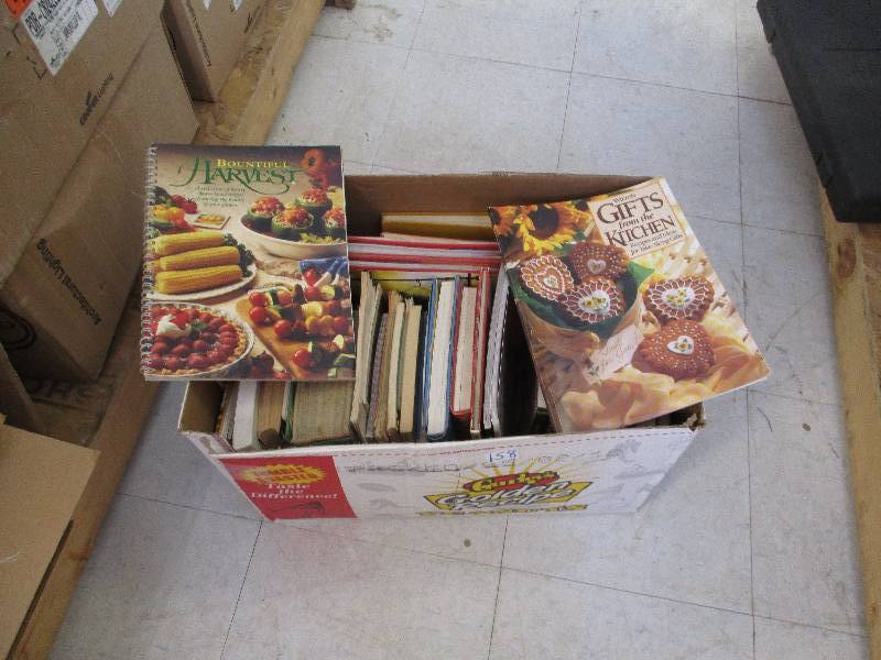 lot 158 image: Vintage Recipe Books