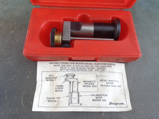 lot 33 image: Snap On Diesel Injector Gauge