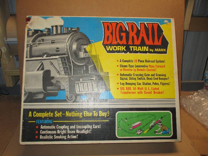 big rail work train by marx