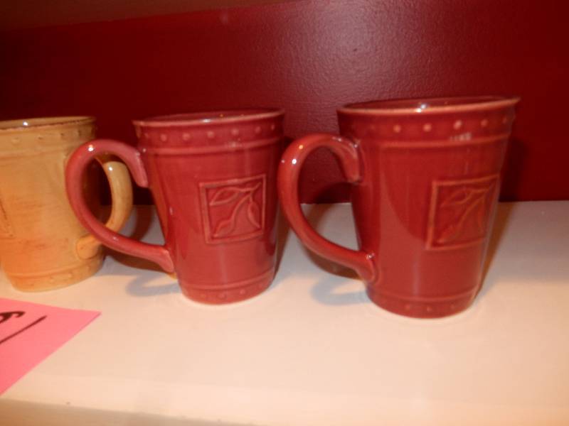 lot 81 image: 5 mugs as shown