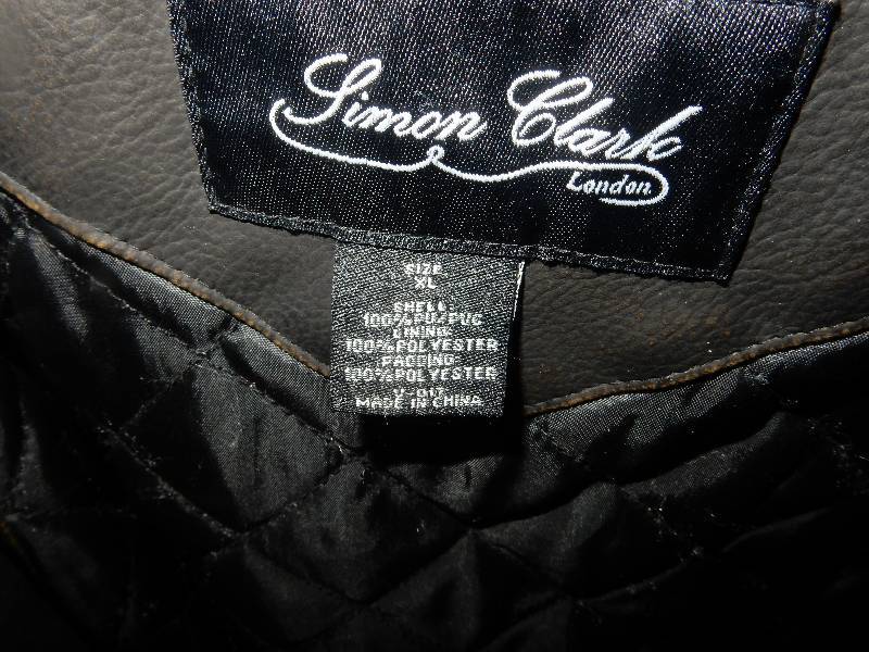 lot 83 image: XL Simon Clark Jacket.. New