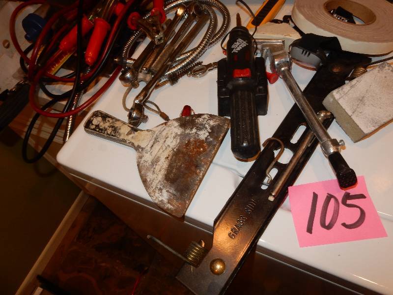 lot 105 image: Misc. Tools as pictured.. Bring your own boxes