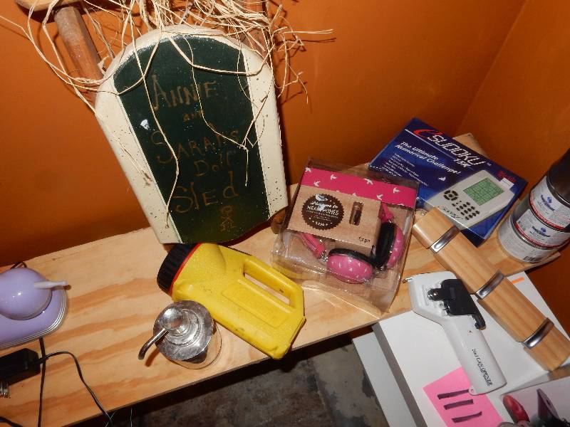 lot 111 image: Misc. items as pictured.. See closeups.. Bring your own boxes