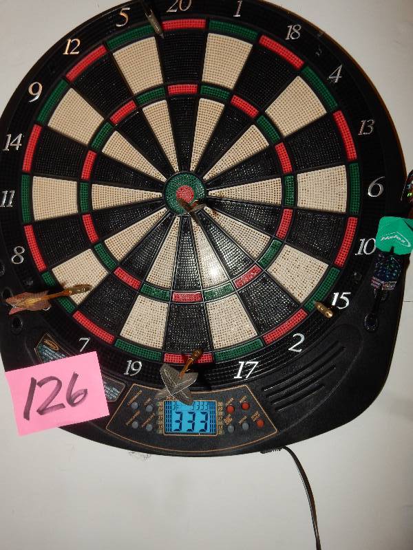 lot 126 image: Electronic Dart Board.. Tested and works