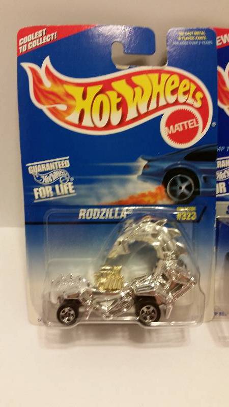 lot 3 image: Lot of (5) Hot Wheels Cars in Original Packaging - See Pictures for Styles and Series