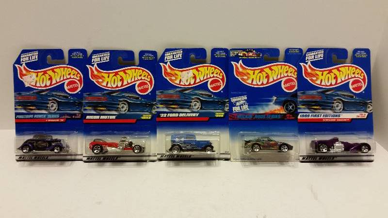 lot 80 image: Lot of (5) 164th Scale Matchbox Collectible Cars in Original Packaging 0- See Description and Pictures For styles and Series