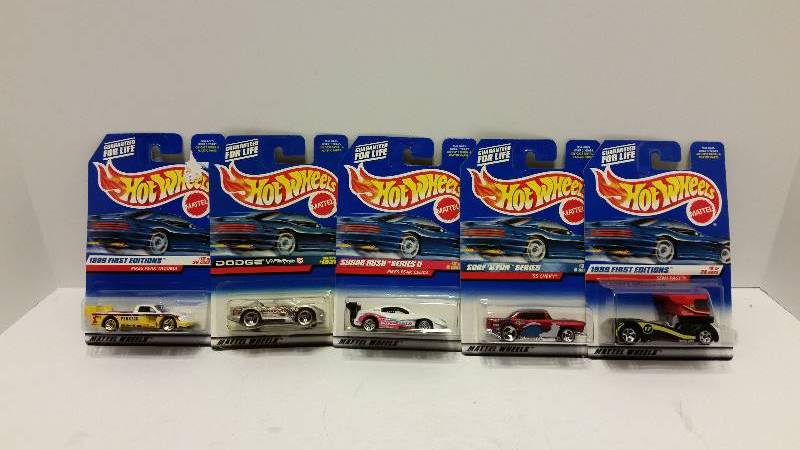 lot 76 image: Lot of (5) 164th Scale Matchbox Collectible Cars in Original Packaging 0- See Description and Pictures For styles and Series