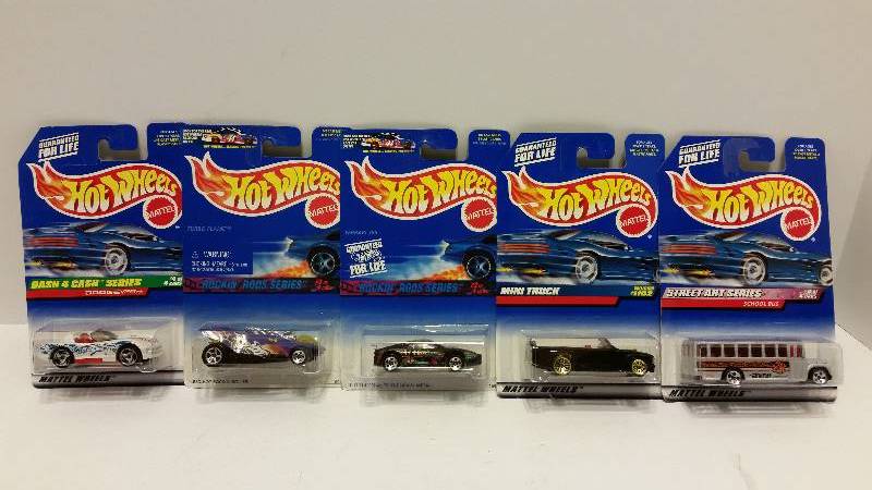 lot 57 image: Lot of (5) Collectible Matchbox Cars in Original Packaging - See Description and Pictures for Styles and Types