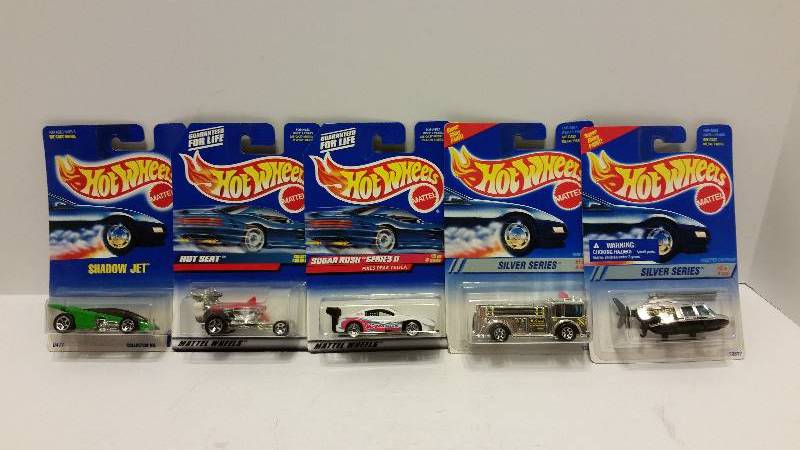lot 77 image: Lot of (5) 164th Scale Matchbox Collectible Cars in Original Packaging 0- See Description and Pictures For styles and Series