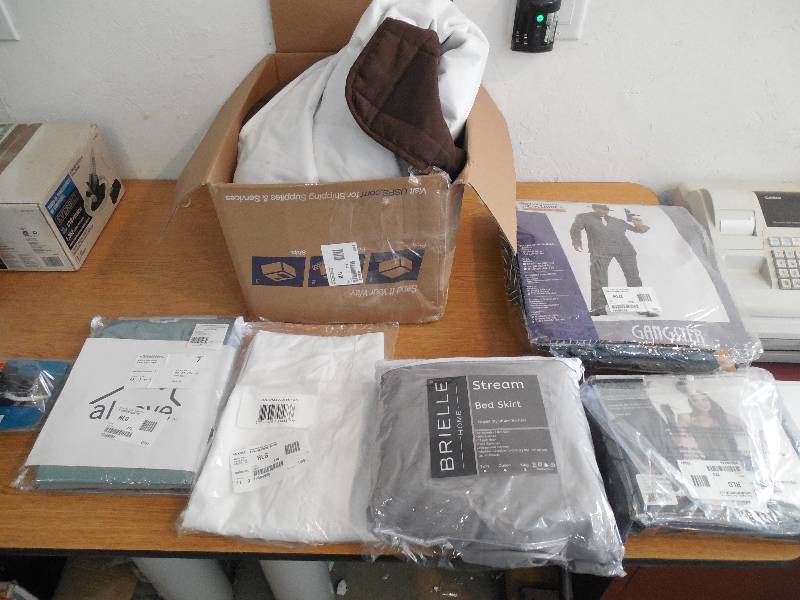 RANDOM LINEN BOX LOT