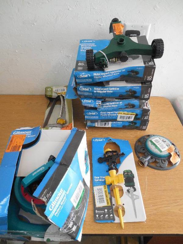 BIG LAWN SPRINKLER LOT.