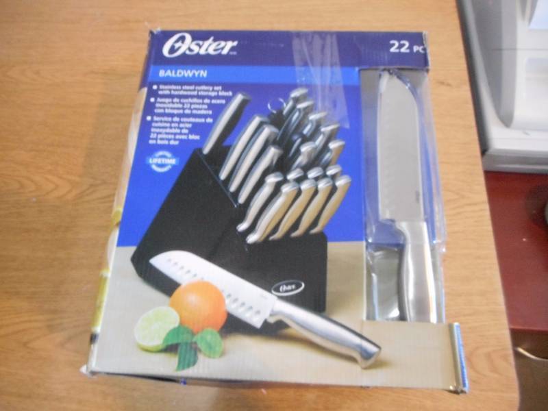 Oster Baldwyn 22-Pc. Stainless Steel Cutlery Set