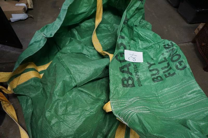 lot 24 image: Waste Management Large Dumpster In a Bag Waste Removal Storage Bag