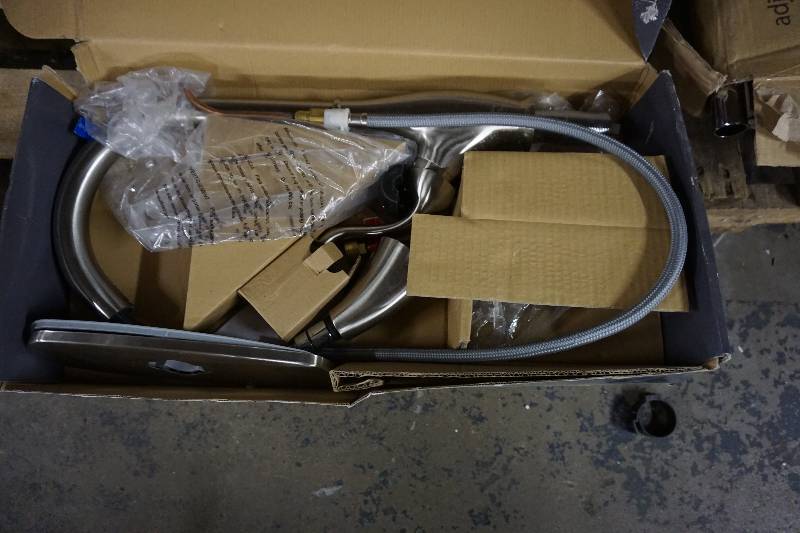 lot 55 image: Glacier Bay Stainless Steel Pull Down Kitchen Faucet