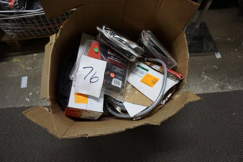 lot 76 image: Lot of Gas Grill Parts and Accessories