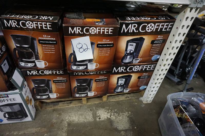 lot 82 image: Large Lot of Mr Coffee and Toastmaster Coffee Makers