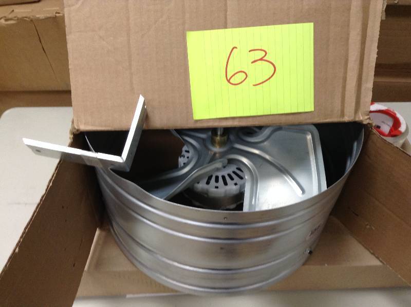 Broan 1020 CFM Power Gable Mount Attic Ventilator 1020 CFM, use model shutter (sold Separately) Never used Model # 353