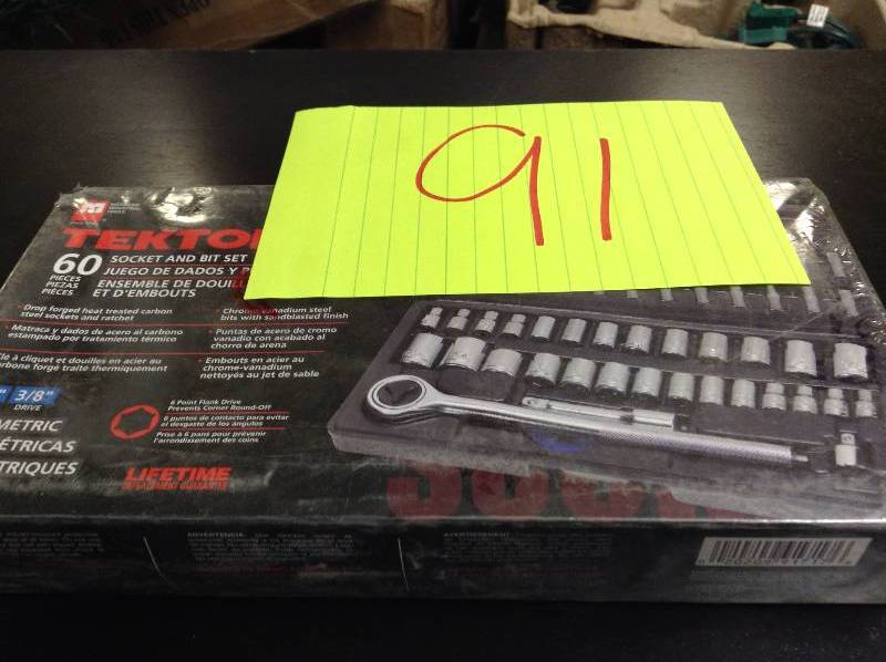 Tekton 60 Pc Socket and Bit Set New