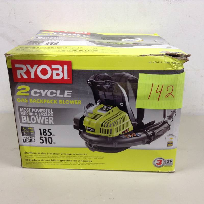 Ryobi 2 Cycle Gas Backpack Blower in like new condition