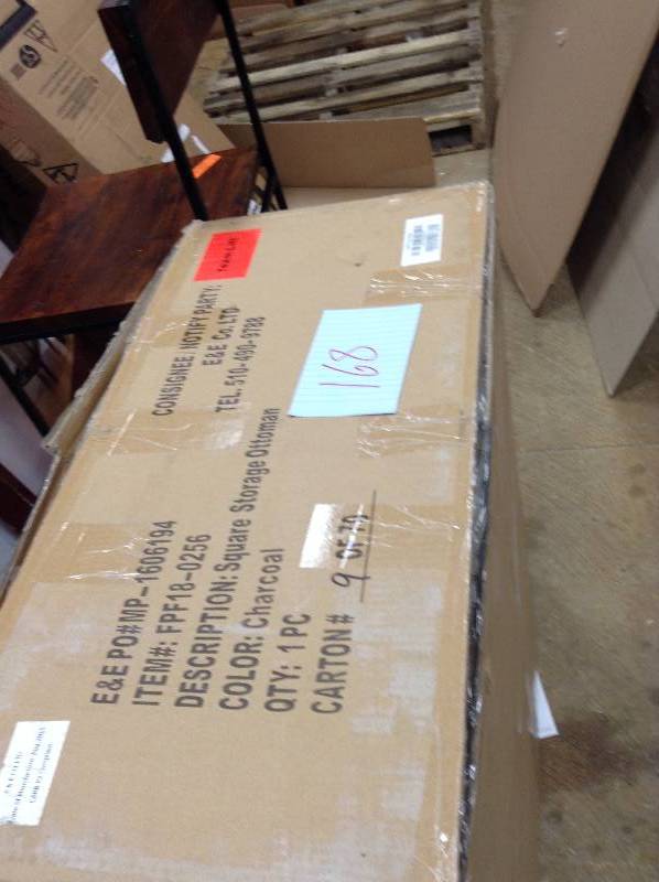 Madison Park Lucas Ottoman New in Box