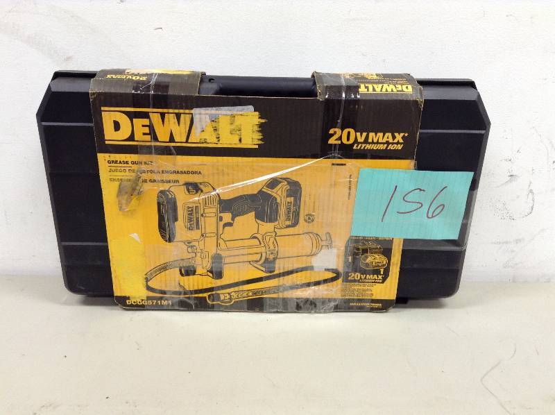 DEWALT DCGG571M1 20-volt MAX Lithium Ion Grease Gun never used