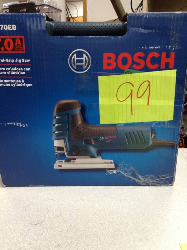 Bosch Variable Speed Barrel Grip Jig Saw never used