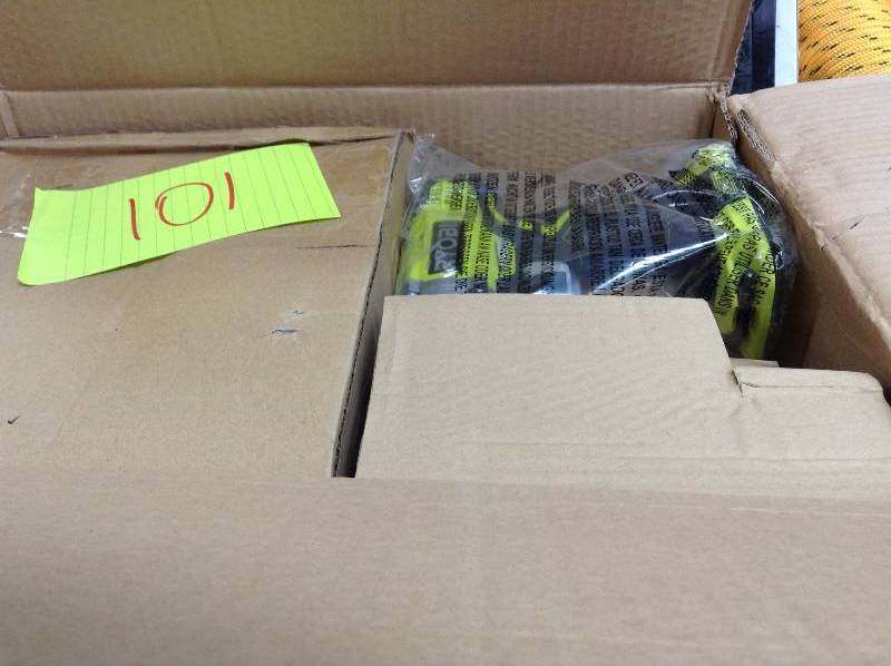 Ryobi ONE 18-Volt Lithium-Ion Cordless Combo Kit with Brad Nailer (6-Tool) never used