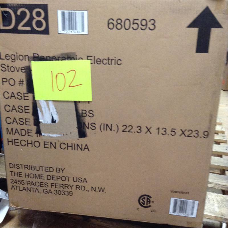 Legion Panoramic Electric Stove not used
