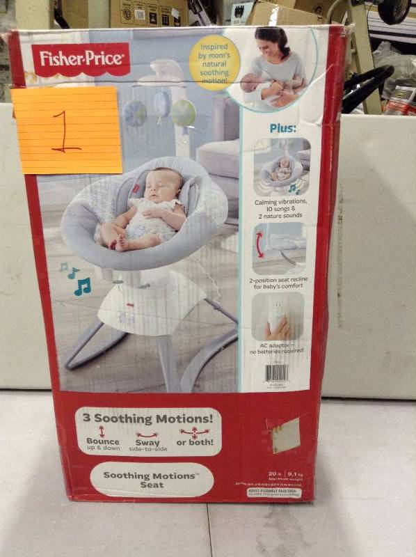 Fischer Price 3 Soothing Motions Seat never used